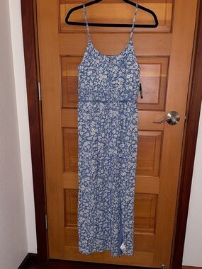 CLOSET CLOSEOUT SALE - LUCKY Floral Spaghetti-Strap Maxi Midi Dress - NWT
